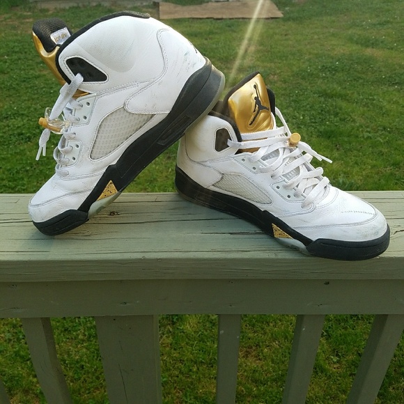 Nike Air Jordan 5 Retro 'Olympic' - Picture 4 of 8